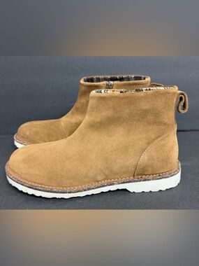 Birkenstock Melrose Tea Hydrophobic Suede Leather Ankle Boots Women Size 10